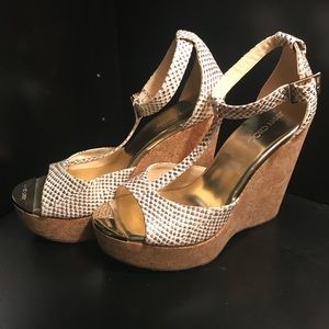 Jimmy Choo platform wedge